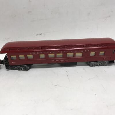 S Gauge American Flyer set of 3 coaches Niagara Falls Grand Canyon Railway Express Agency 900 Series