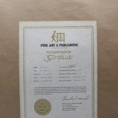 Set of 3 Artist Antonio Rivera Signed and Numbered Lithographs