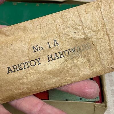 Vintage Arkitoy Wood Construction Set
