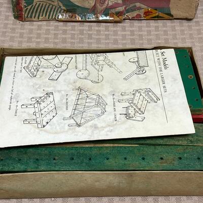 Vintage Arkitoy Wood Construction Set