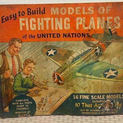 Vintage 1940s Rigby's Paper Model Airplane Books