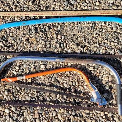 Lot 50: (3) Vintage Hand Saws Farmhouse Garden Tools