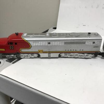 S Gauge American Flyer Santa Fe A-B-A diesel locomotive set