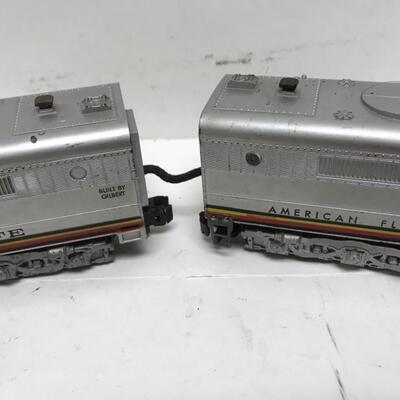 S Gauge American Flyer diesel locomotive A units