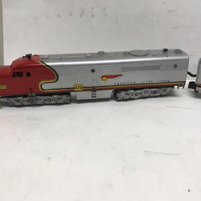 S Gauge American Flyer diesel locomotive A units