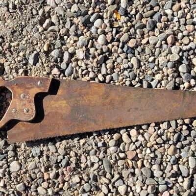 Lot 53: (2) Vintage Hand Saws