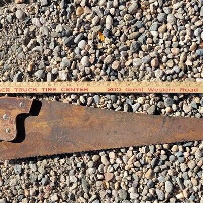 Lot 53: (2) Vintage Hand Saws