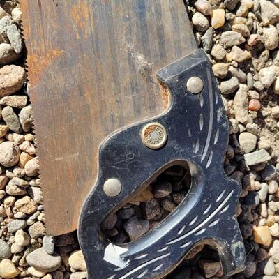 Lot 54: (3) Vintage Farm Hand Saws