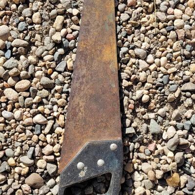 Lot 54: (3) Vintage Farm Hand Saws