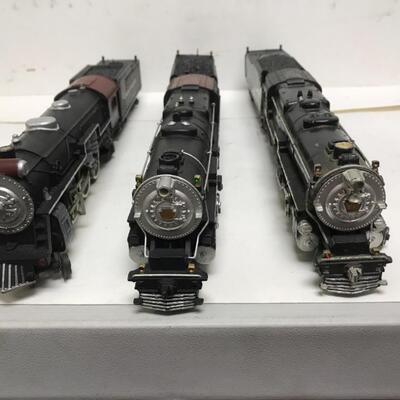 S Gauge American Flyer 4-6-2 steam locomotives and tenders
