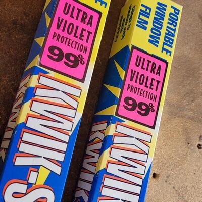 Lot 56: Vintage Deadstock New in Box KWIK SHADE Portable Window Film