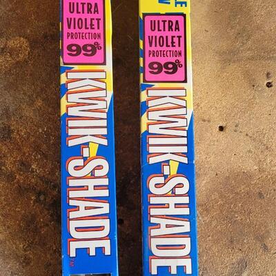 Lot 56: Vintage Deadstock New in Box KWIK SHADE Portable Window Film