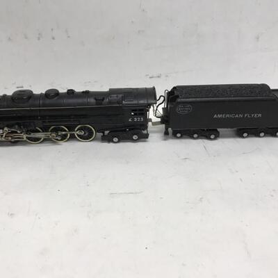 S scale American Flyer 4-6-4 NYC locomotive and tender