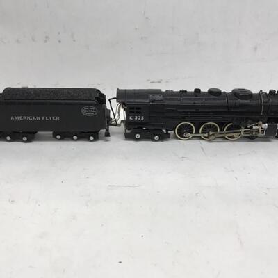S scale American Flyer 4-6-4 NYC locomotive and tender