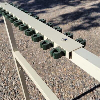 Lot 60: Vintage Fishing Pole Metal Organizer Stand