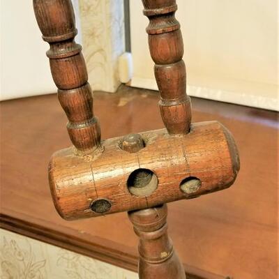 Lot #293  Antique Spinning Wheel - 13 spokes