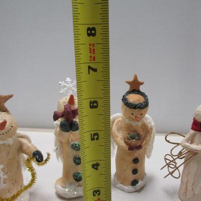 Holiday Wooden Snowmen