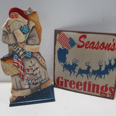 Season's Greeting Holiday Decorations