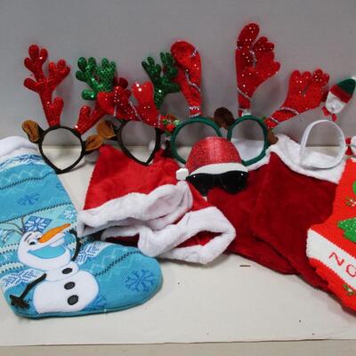 Holiday Decorations - Hats - Stockings - Head Pieces
