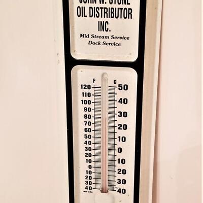 Lot #302  Vintage Metal Advertising Thermometer