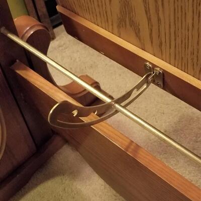 Lot #304  Contemporary Cheval Mirror/Jewelry Armoire Combo