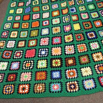 Crocheted Blanket Appr 78