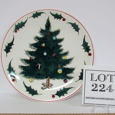 Vintage Lefton Christmas Tree Plate