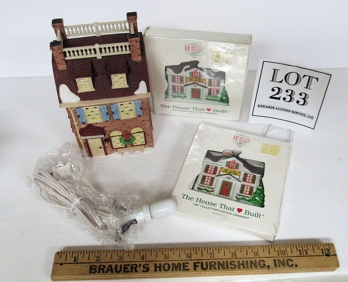 Vintage Dept 56 Disney Village House With Light and 2 Dept 56 House ...