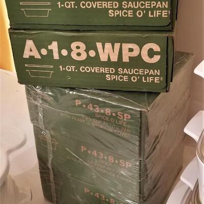 Lot #306  Large Lot of Old New Stock Corning War - Spice of Life