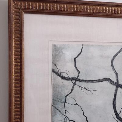 Lot 329: Vintage Winter Scene Wall Art