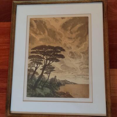 Lot 330: "Evening Coast" Signed & Numbered Print by Hank Laventhol w/ COA
