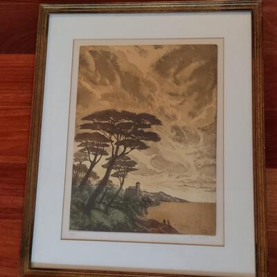 Lot 330: "Evening Coast" Signed & Numbered Print by Hank Laventhol w/ COA