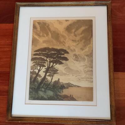 Lot 330: "Evening Coast" Signed & Numbered Print by Hank Laventhol w/ COA