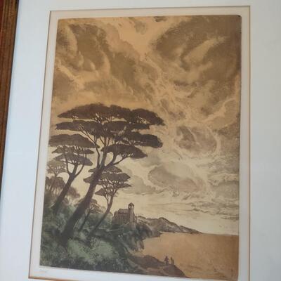 Lot 330: "Evening Coast" Signed & Numbered Print by Hank Laventhol w/ COA