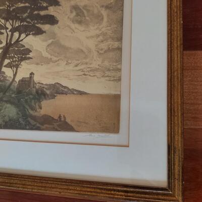 Lot 330: "Evening Coast" Signed & Numbered Print by Hank Laventhol w/ COA