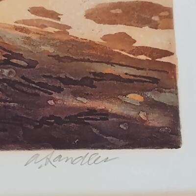 Lot 331: "Laguna Luminosa", by Al Sandler, Signed and Numbered w/COA