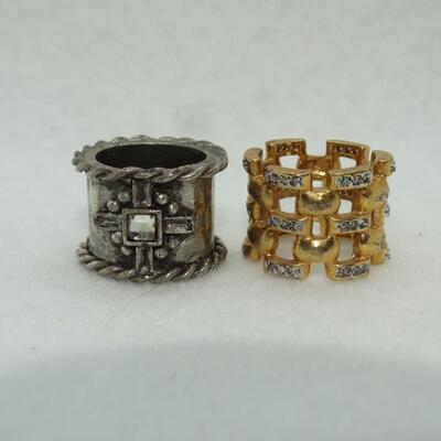 Silver & Gold Tone Rings