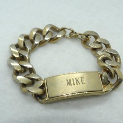 Vintage Spiedel ID Name Bracelet (MIKE)