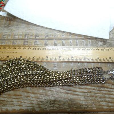 Chain Mail Like Collar Necklace