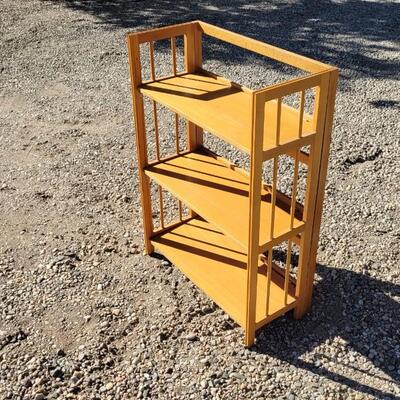 Lot 69: Vintage Mid Century Modern MADE IN ROMANIA Folding Display Shelf