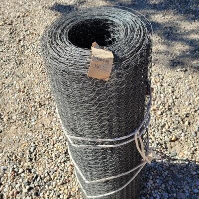 Lot 71: Vintage 150 ft. Metal Wire Fencing Roll