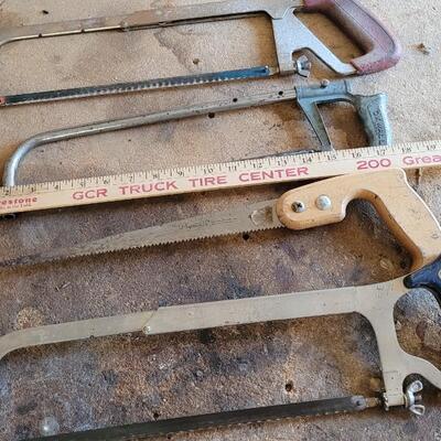 Lot 72: (4) Assorted Vintage Hand Saws