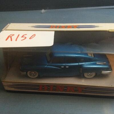 Dinky die cast car in box. 1948 tucker torpedo