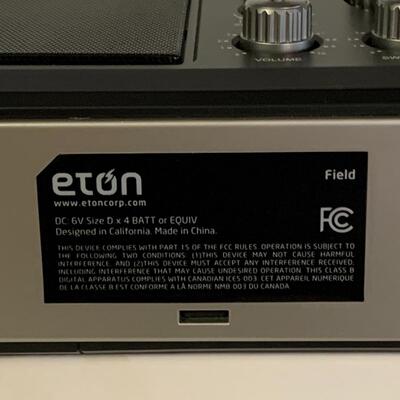 Lot 406: Eton Field BT Grundig Edition AM/FM Shortwave Radio & More