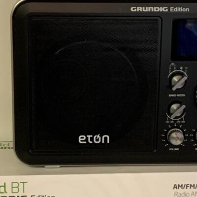 Lot 406: Eton Field BT Grundig Edition AM/FM Shortwave Radio & More