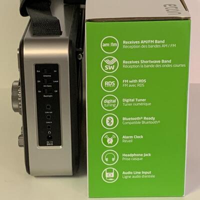 Lot 406: Eton Field BT Grundig Edition AM/FM Shortwave Radio & More