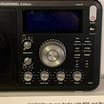 Lot 406: Eton Field BT Grundig Edition AM/FM Shortwave Radio & More