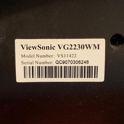 Lot 404: View Sonic Monitor & Logitech Keyboard