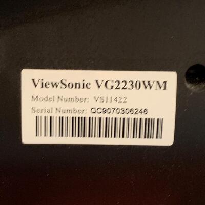Lot 404: View Sonic Monitor & Logitech Keyboard