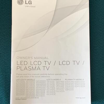 Lot 401 LG Plasma TV